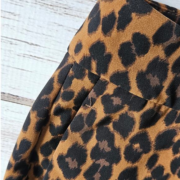 Old Navy Harper Pant, leopard print, brown and black sz 16 Plus Long - Picture 4 of 5